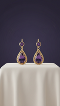 Serendipity Amethyst Drop Earrings